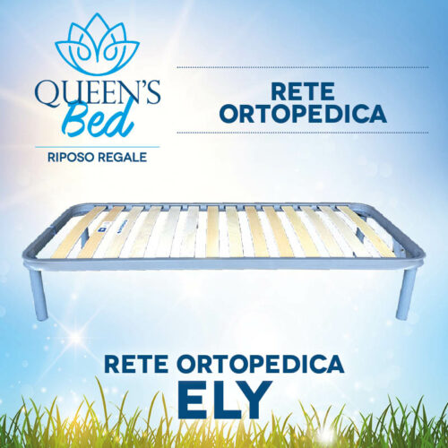 RETE ORTOPEDICA SINGOLA CON 14 DOGHE IN LEGNO FAGGIO